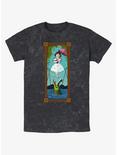 Disney The Haunted Mansion The Tightrope Walker Portrait Mineral Wash T-Shirt BoxLunch Web Exclusive, BLACK, hi-res