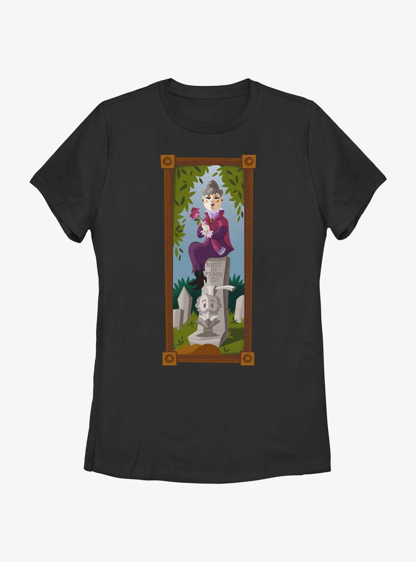 Disney The Haunted Mansion The Black Widow Portrait Womens T-Shirt BoxLunch Web Exclusive, , hi-res