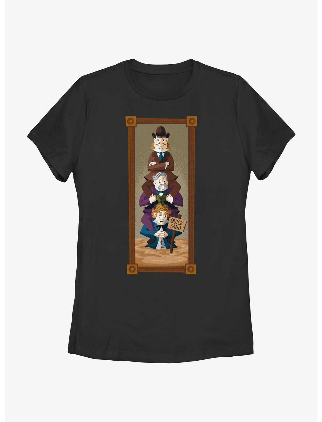 Disney The Haunted Mansion The Quicksand Men Portrait Womens T-Shirt Her Universe Web Exclusive, BLACK, hi-res