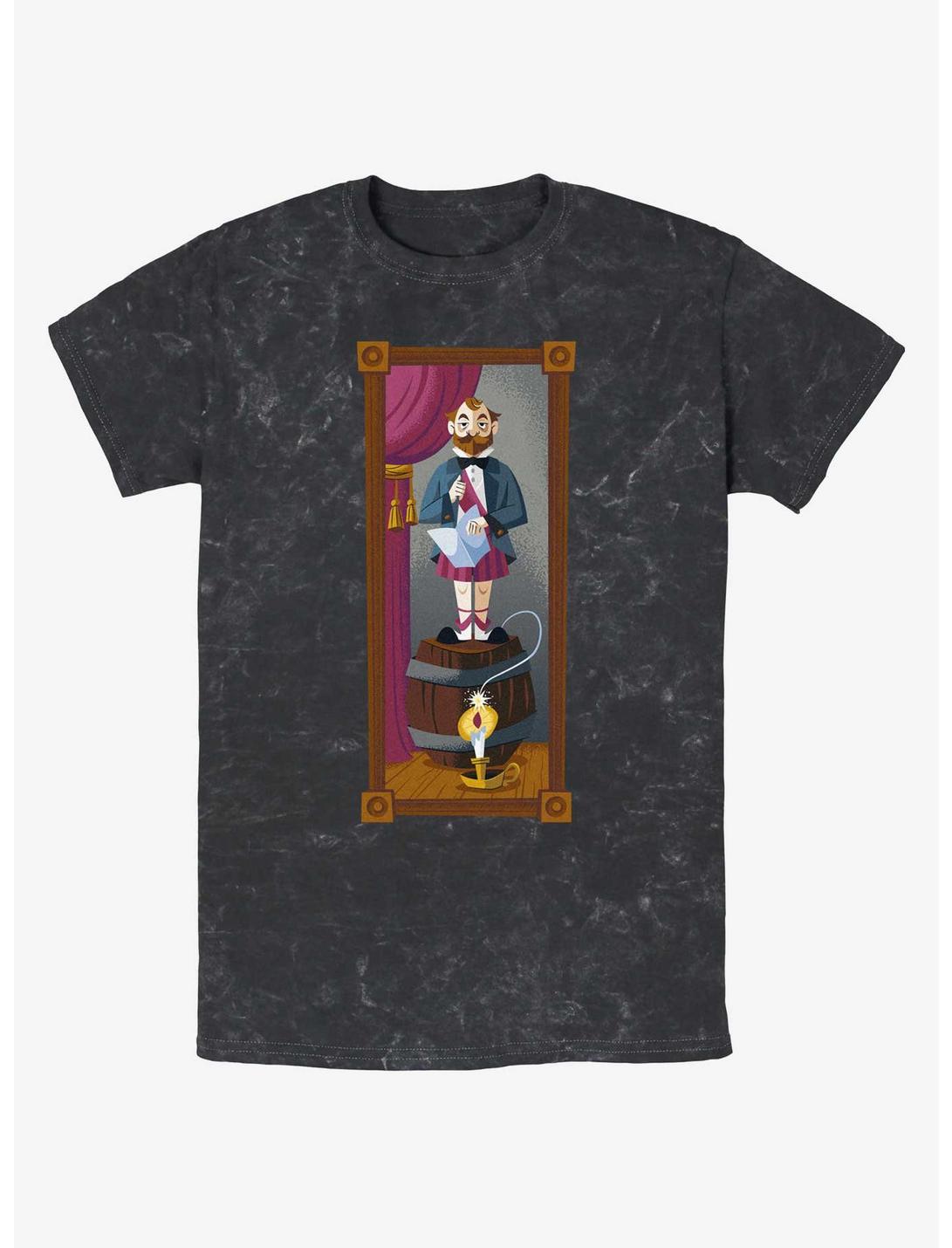 Disney The Haunted Mansion The Dynamite Gentleman Portrait Mineral Wash T-Shirt Her Universe Web Exclusive, BLACK, hi-res