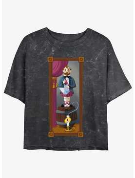 Disney The Haunted Mansion The Dynamite Gentleman Portrait Womens Mineral Wash Crop T-Shirt Her Universe Web Exclusive, , hi-res