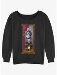 Disney The Haunted Mansion The Dynamite Gentleman Portrait Womens Slouchy Sweatshirt Her Universe Web Exclusive, BLACK, hi-res