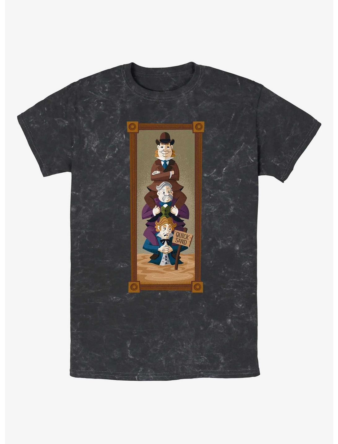Disney The Haunted Mansion The Quicksand Men Portrait Mineral Wash T-Shirt Her Universe Web Exclusive, BLACK, hi-res