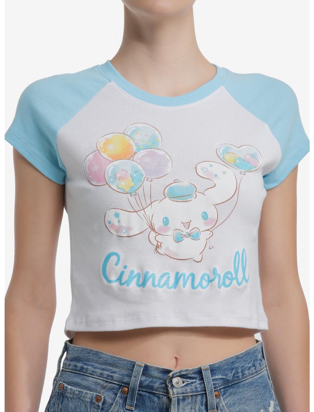 Cinnamoroll Balloons Raglan Girls Baby T-Shirt, MULTI, hi-res
