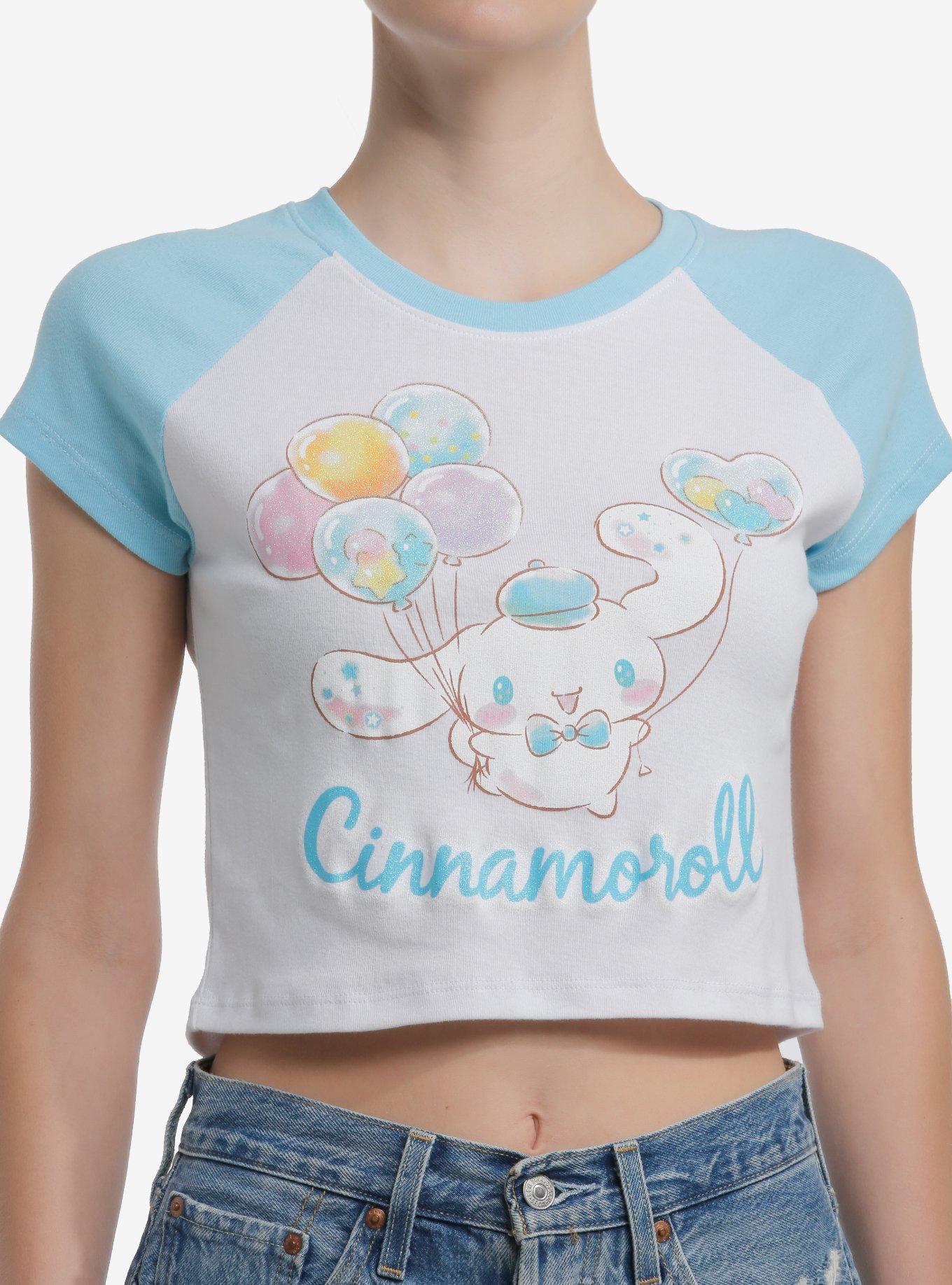 Cinnamoroll Balloons Raglan Girls Baby T-Shirt, , hi-res