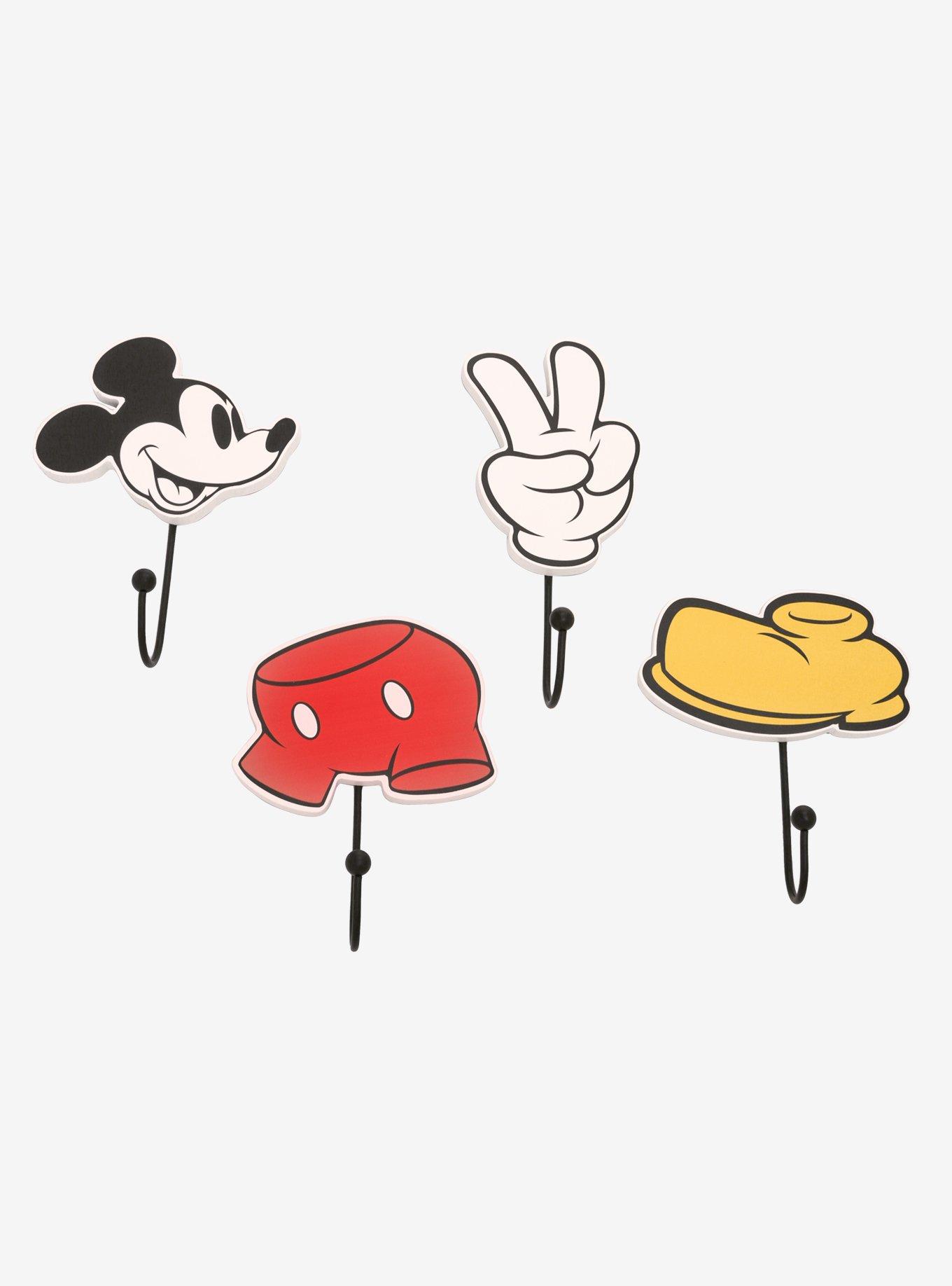 Disney Mickey Mouse Icon Wall Hook Set Hot Topic