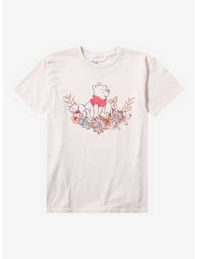 Disney Winnie The Pooh Pastel Floral Boyfriend Fit Girls T-Shirt, , hi-res