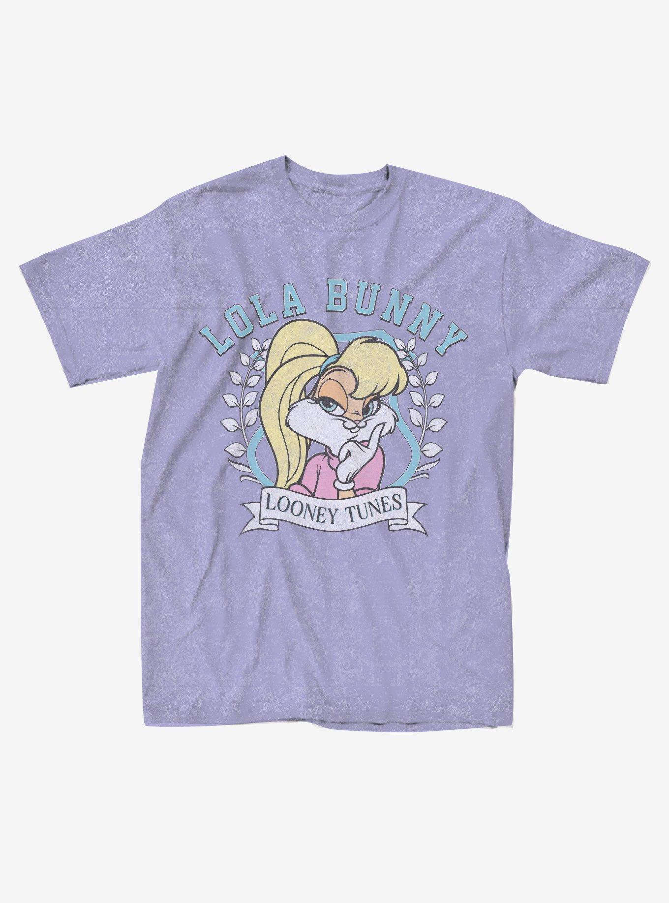 Looney Tunes Lola Bunny Varsity Boyfriend Fit Girls T-Shirt