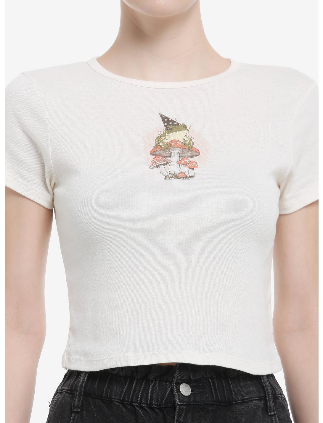 Frog Wizard Mushrooms Girls Baby T-Shirt, MULTI, hi-res