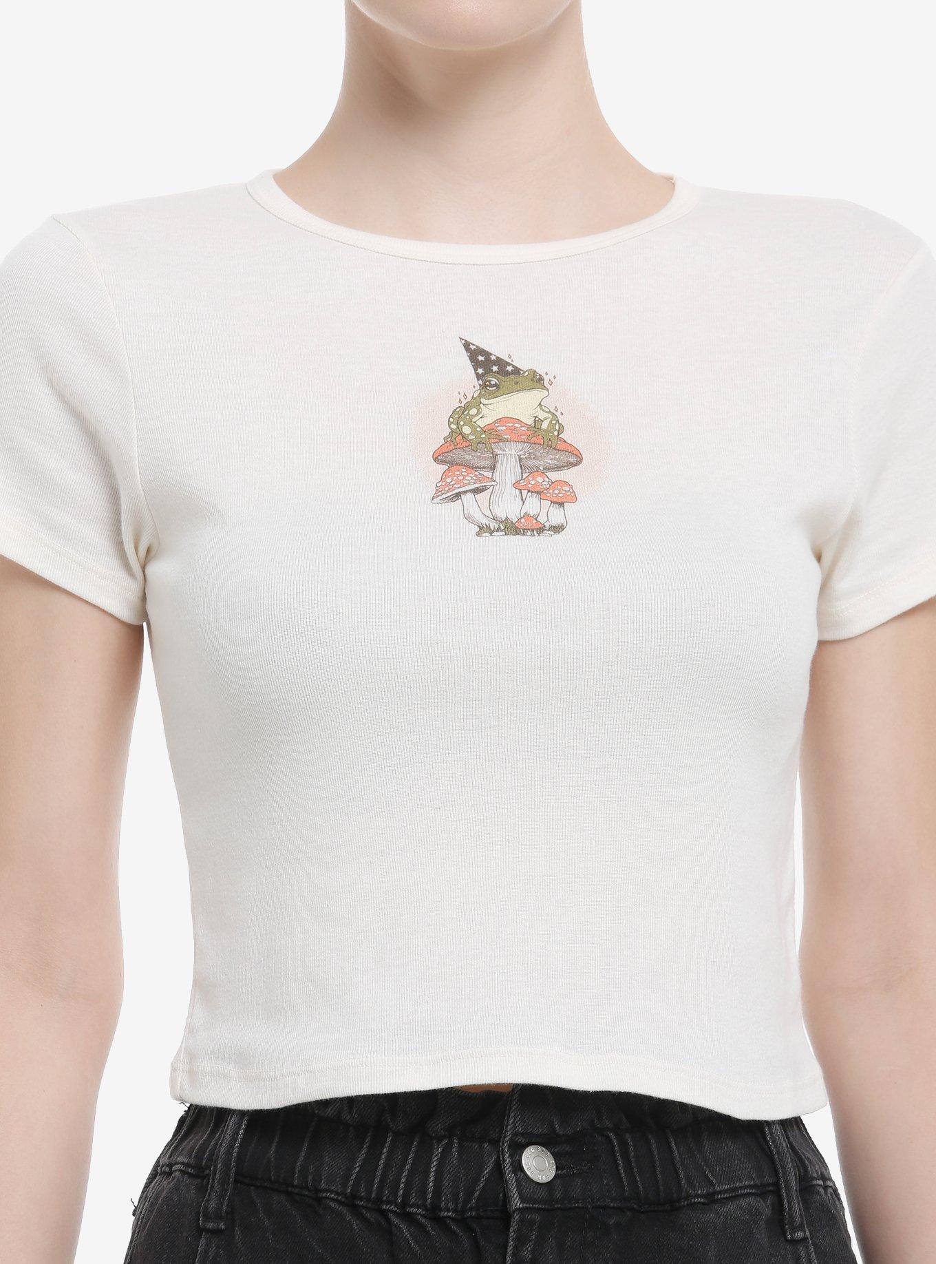 Frog Wizard Mushrooms Girls Baby T-Shirt, MULTI, hi-res