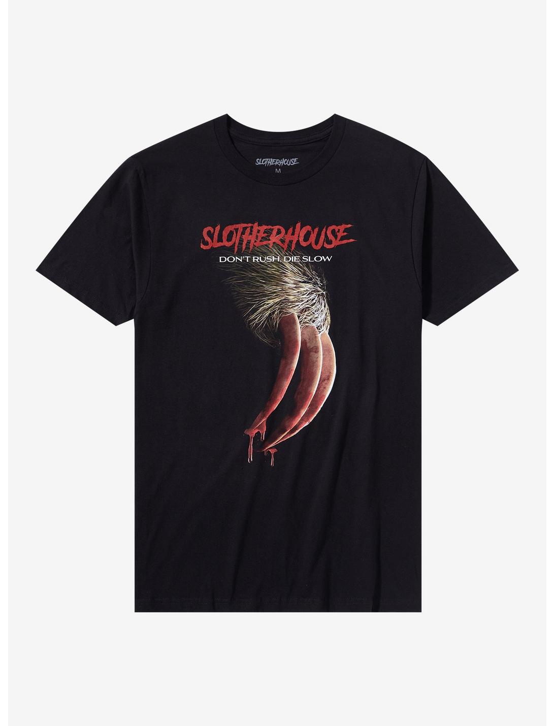 Slotherhouse Claw Poster T-Shirt, BLACK, hi-res