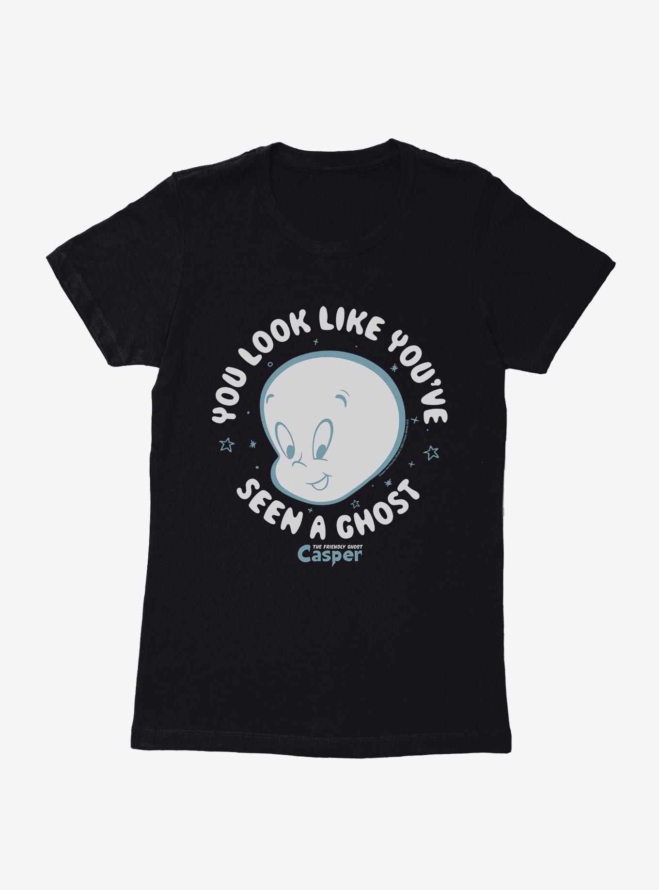 Casper You Look Like You've Seen A Ghost Womens T-Shirt, BLACK, hi-res