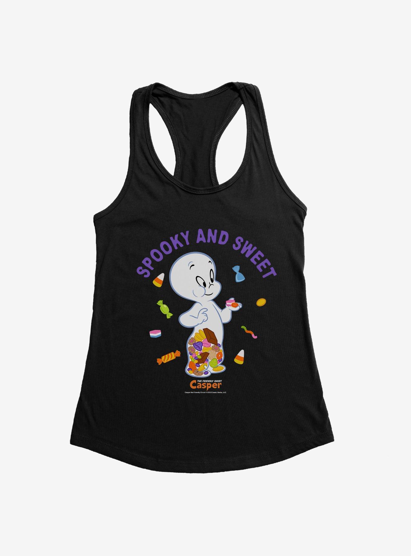 Casper Spooky And Sweet Womens Tank Top, BLACK, hi-res