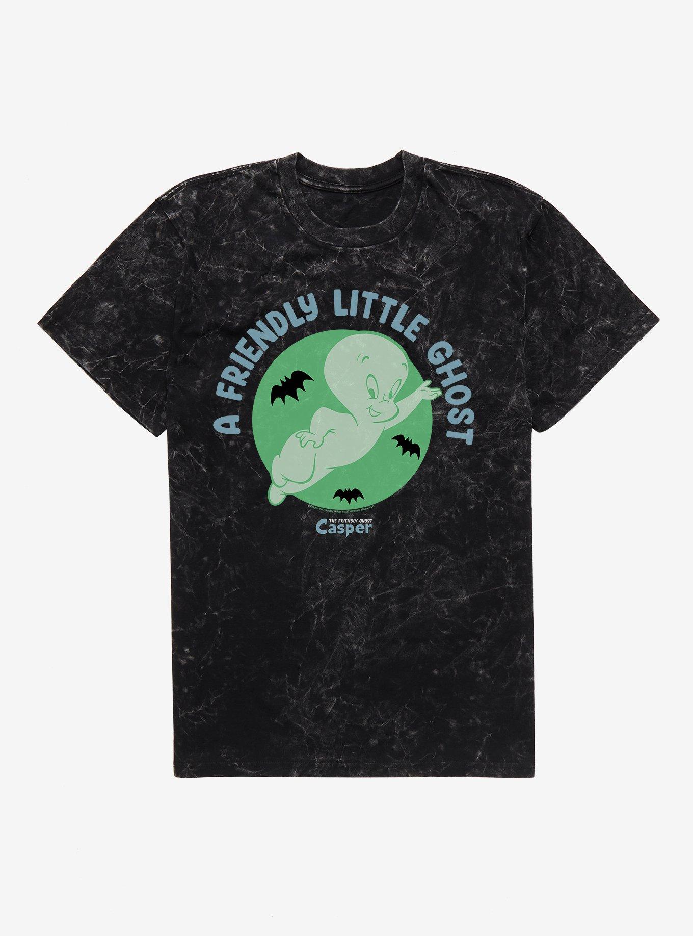 Casper A Friendly Little Ghost Mineral Wash T-Shirt, BLACK MINERAL WASH, hi-res