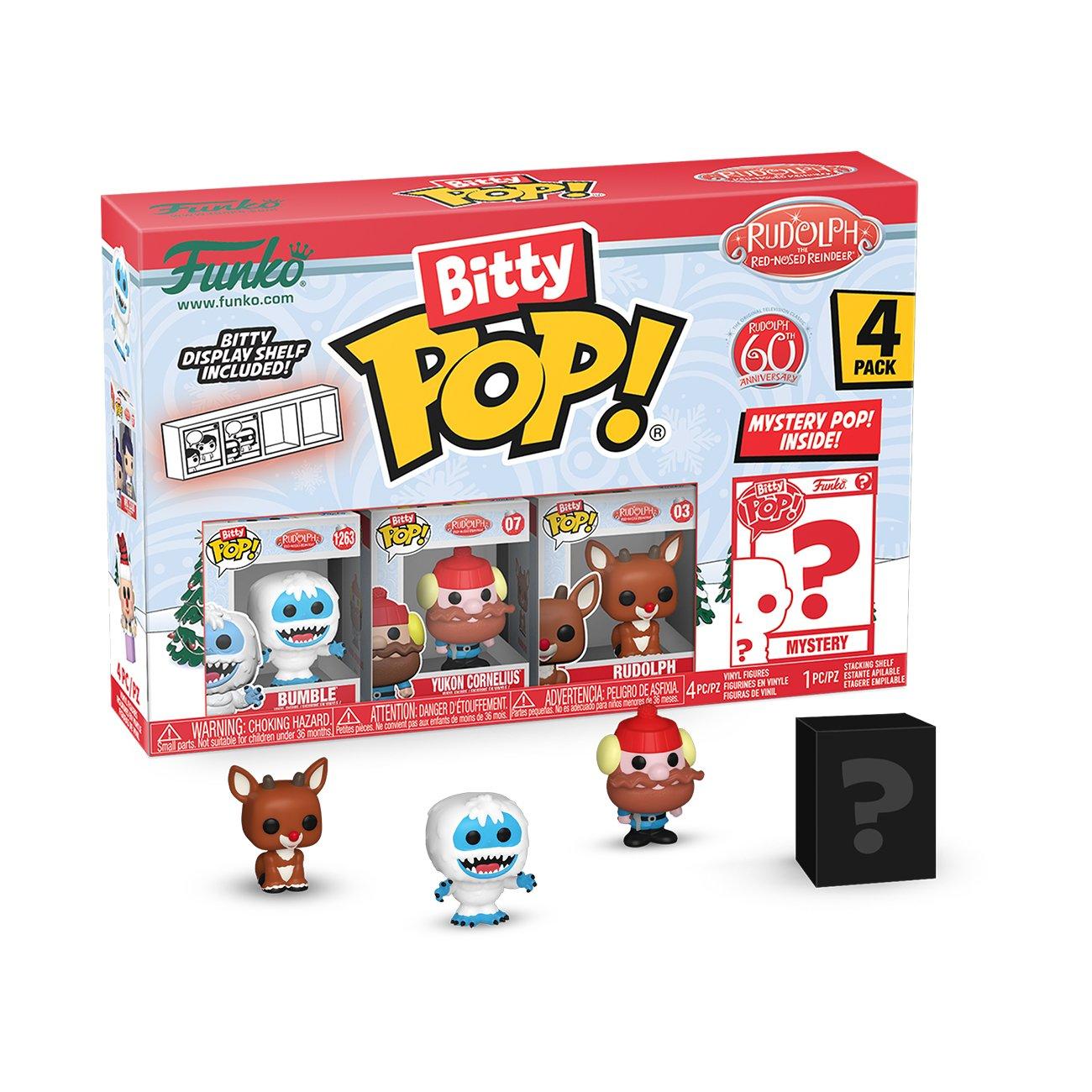 Funko Bitty Pop! Rudolph the Red Nosed Reindeer Rudolph and Friends Vinyl Figure Set, , hi-res