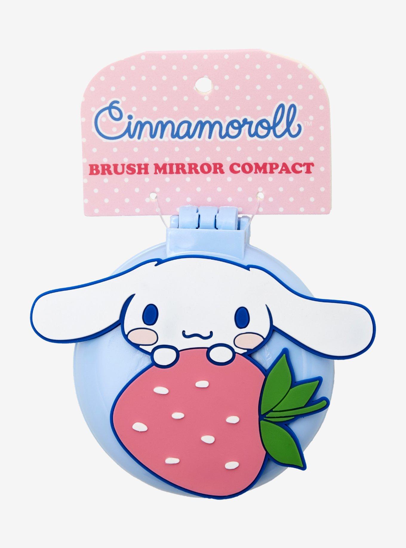 Sanrio Cinnamoroll Brush Mirror Compact &mdash; BoxLunch Exclusive, , hi-res