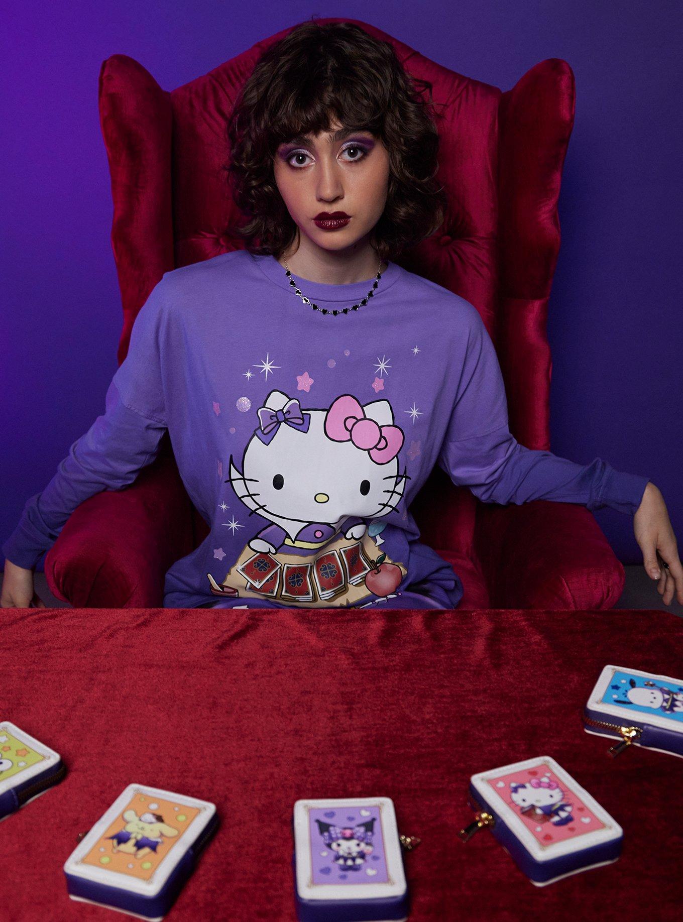 Hello Kitty And Friends Magic Card Long-Sleeve Athletic Jersey, PURPLE, hi-res