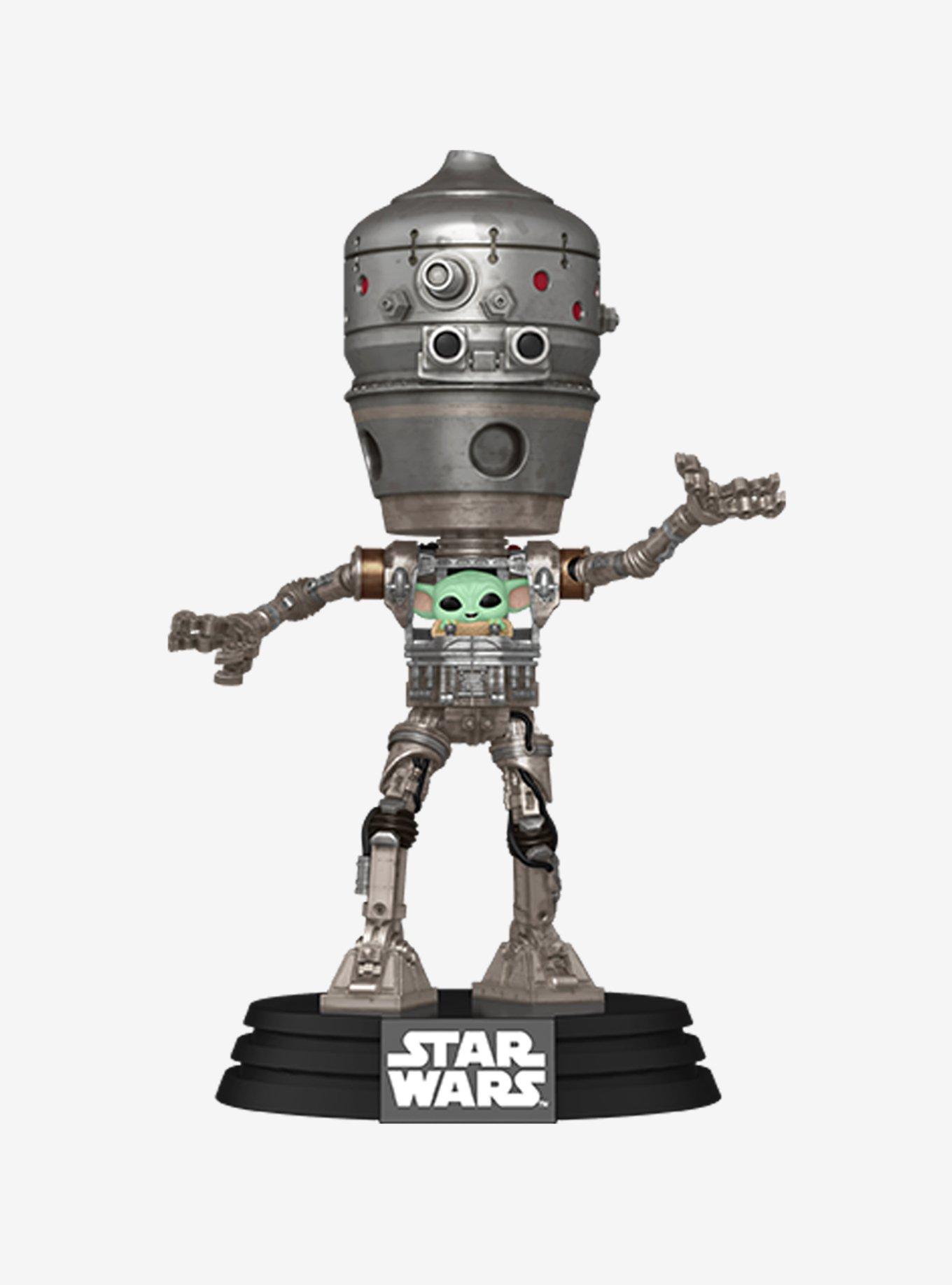 Funko Pop! Star Wars The Mandalorian IG-12 With Grogu Vinyl Figure, , hi-res
