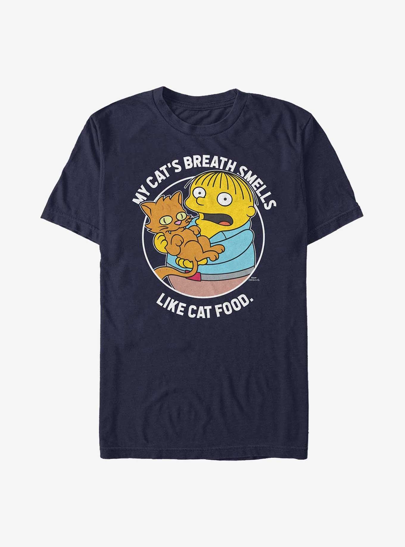 The Simpsons Ralph's Cat Extra Soft T-Shirt, NAVY, hi-res