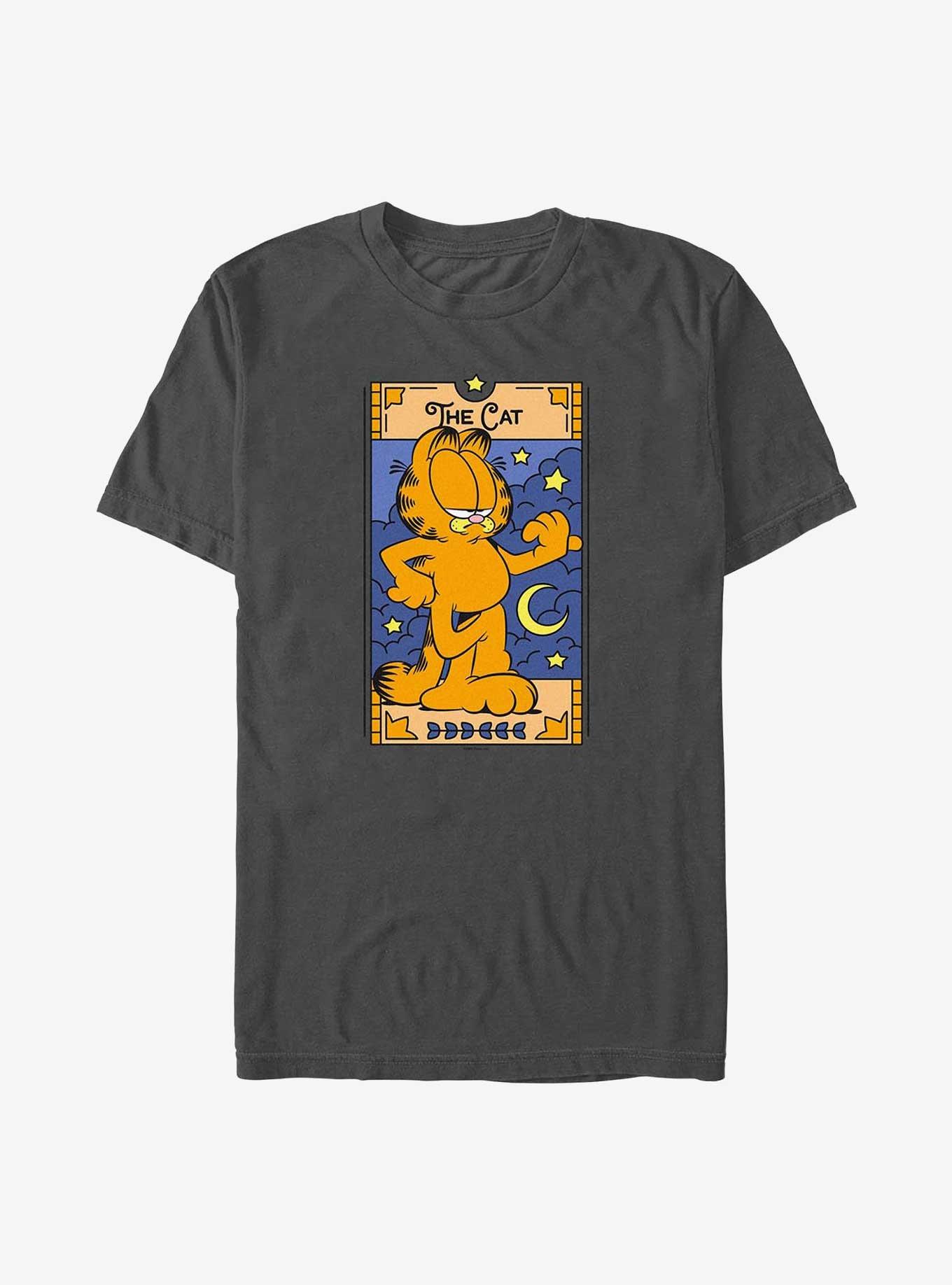 Garfield The Cat Tarot Extra Soft T-Shirt, CHARCOAL, hi-res