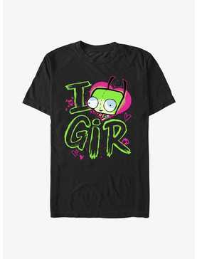 Invader ZIM I Love Gir Extra Soft T-Shirt, , hi-res