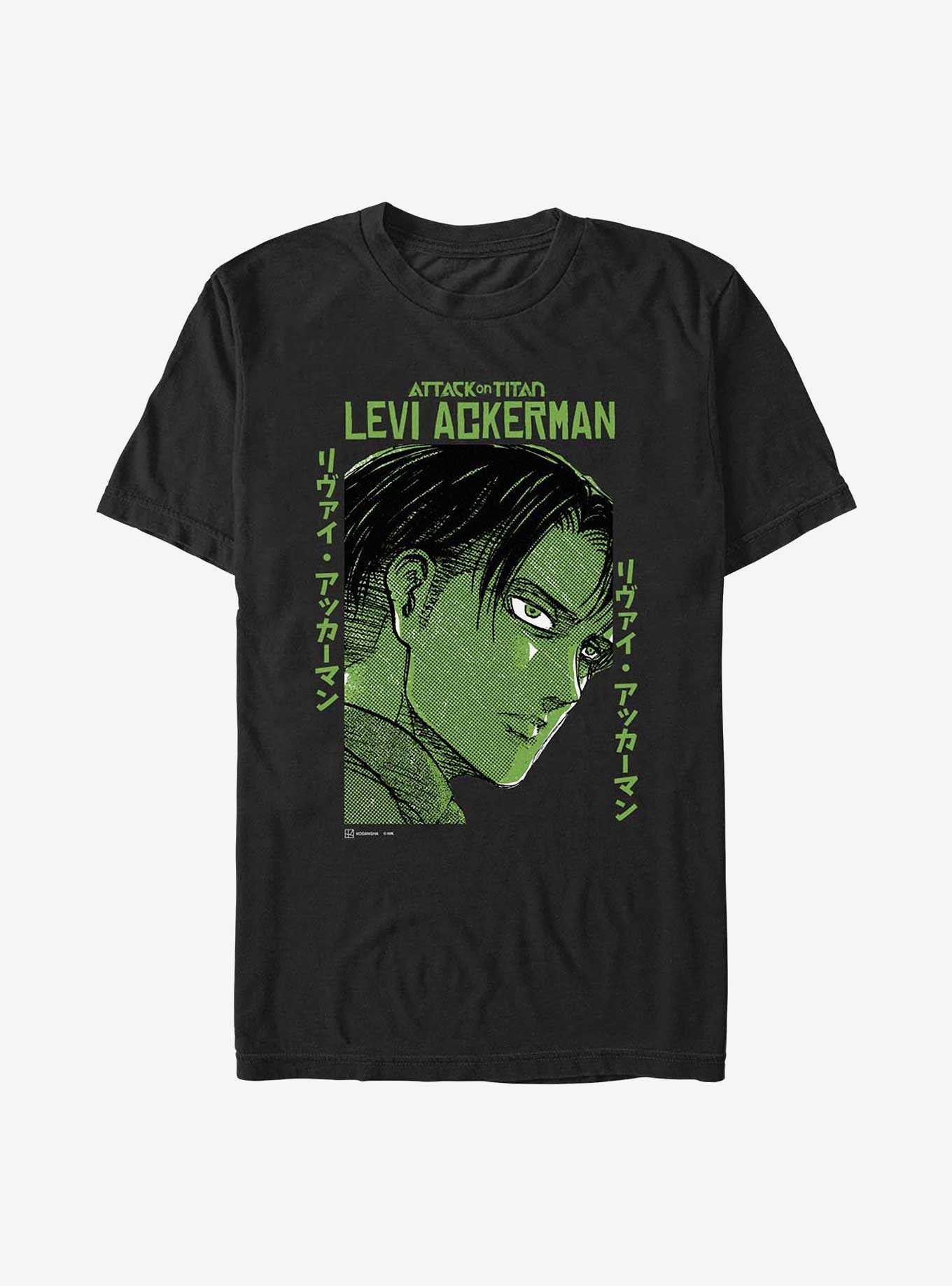 Attack on Titan Levi Ackerman Poster Extra Soft T-Shirt, , hi-res