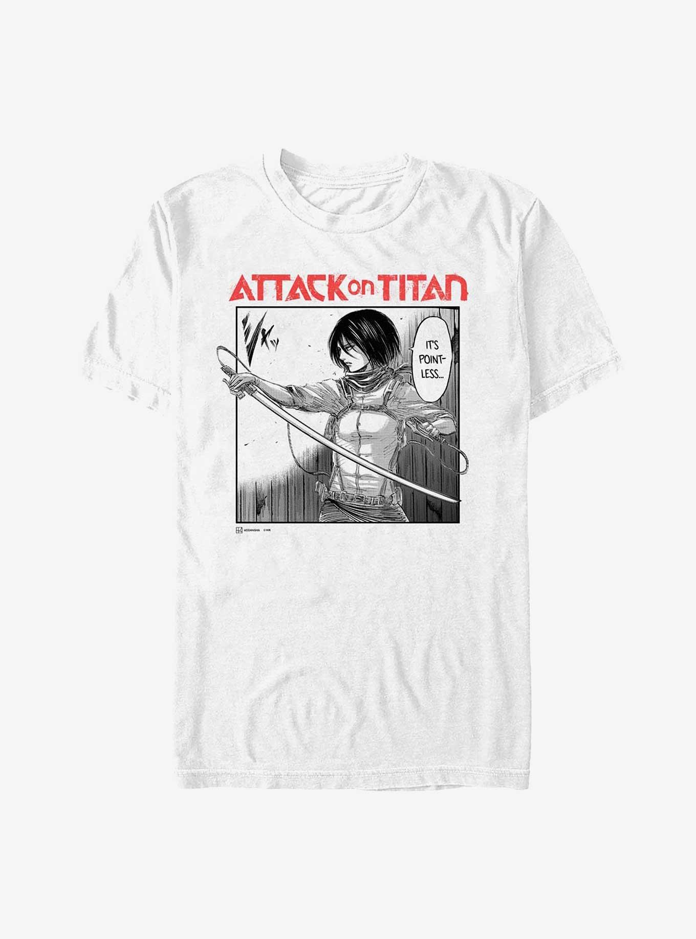 Attack on Titan Mikasa Manga Heavyweight T-Shirt