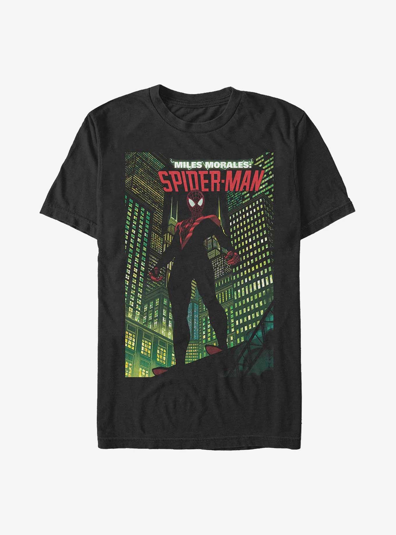 Marvel Spider-Man Miles Morales Poster Extra Soft T-Shirt, , hi-res
