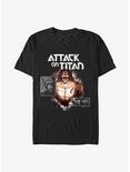 Attack on Titan Attack Titan Extra Soft T-Shirt, BLACK, hi-res