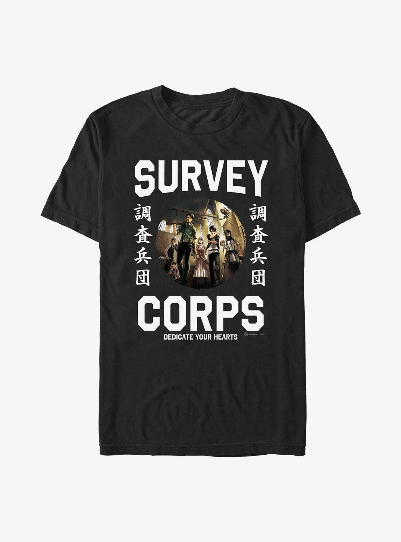 Attack on Titan Survey Corps Centric Extra Soft T-Shirt, , hi-res