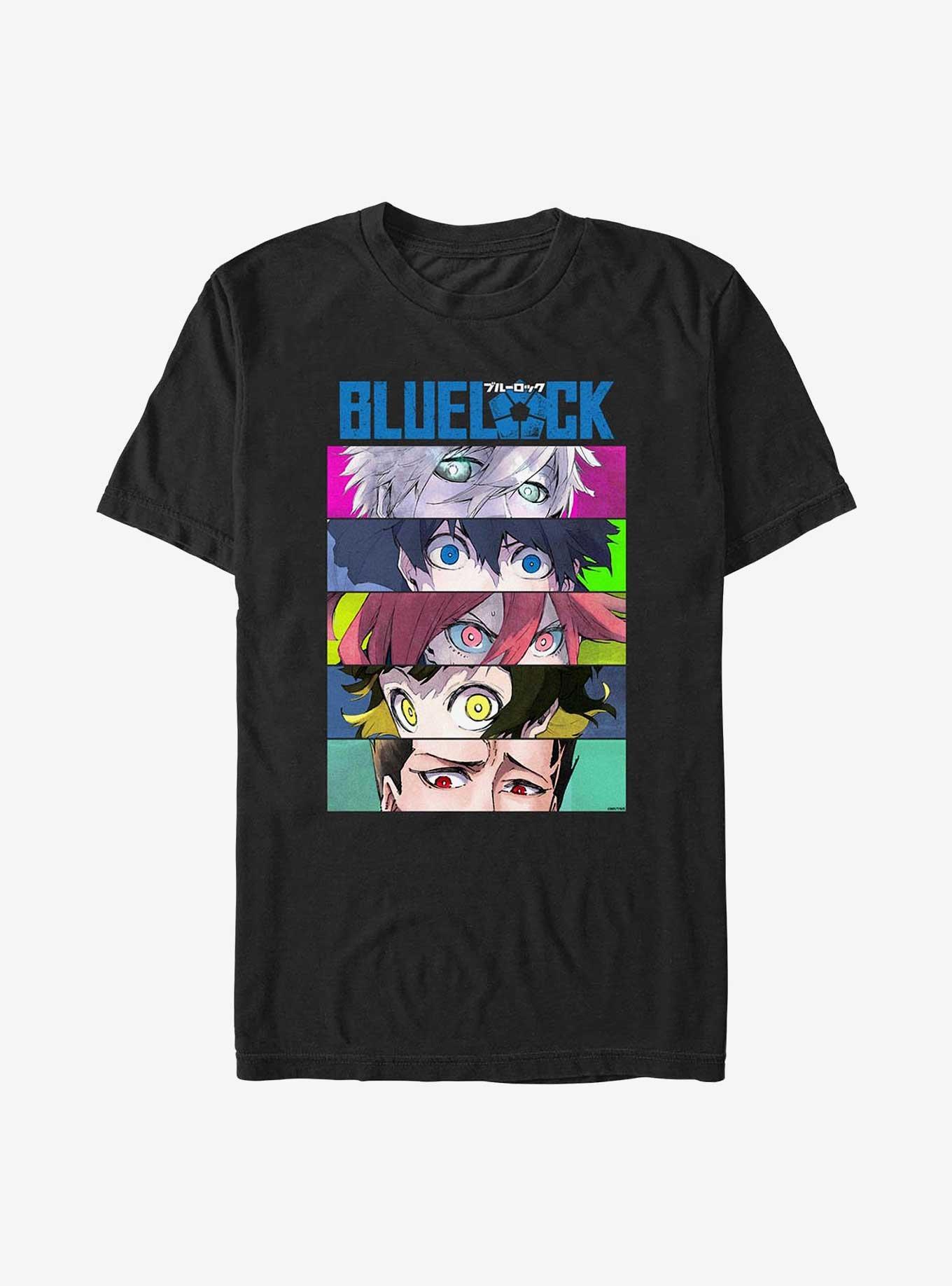 Blue Lock Lock Eyes Extra Soft T-Shirt, BLACK, hi-res