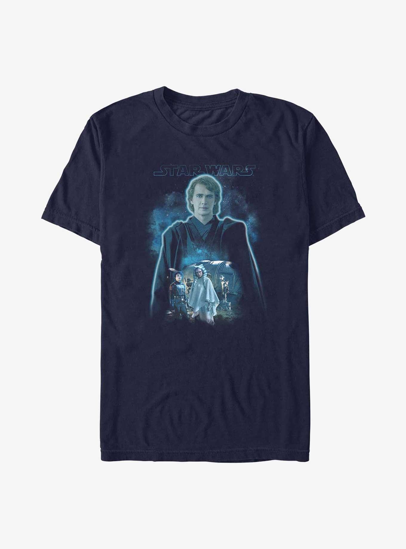 Marvel Ahsoka Anakin Skywalker Hero Extra Soft T-Shirt, NAVY, hi-res