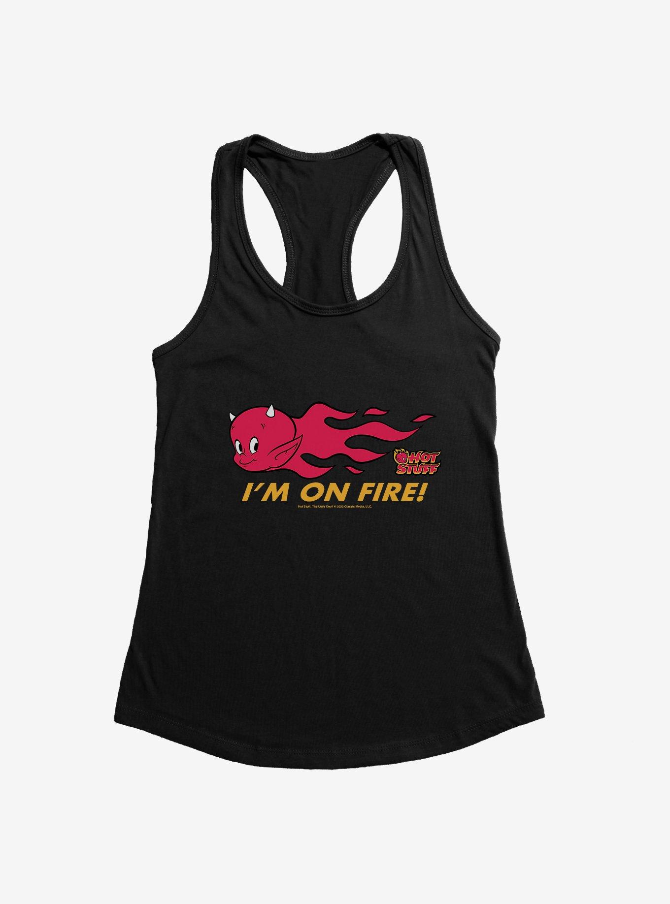 Hot Stuff The Little Devil I'm On Fire Girls Tank, , hi-res