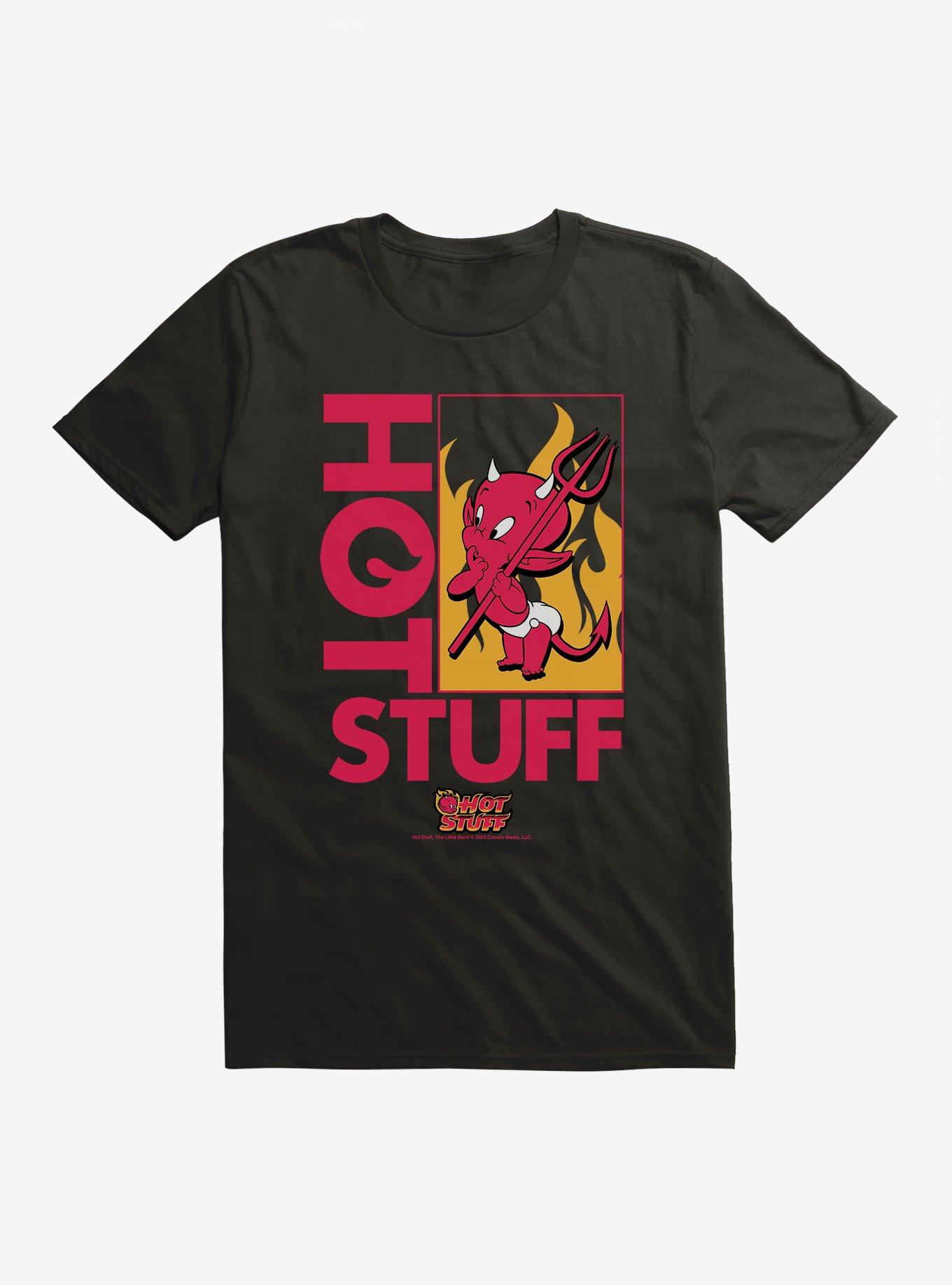 Hot Stuff The Little Devil Curious T-Shirt, BLACK, hi-res