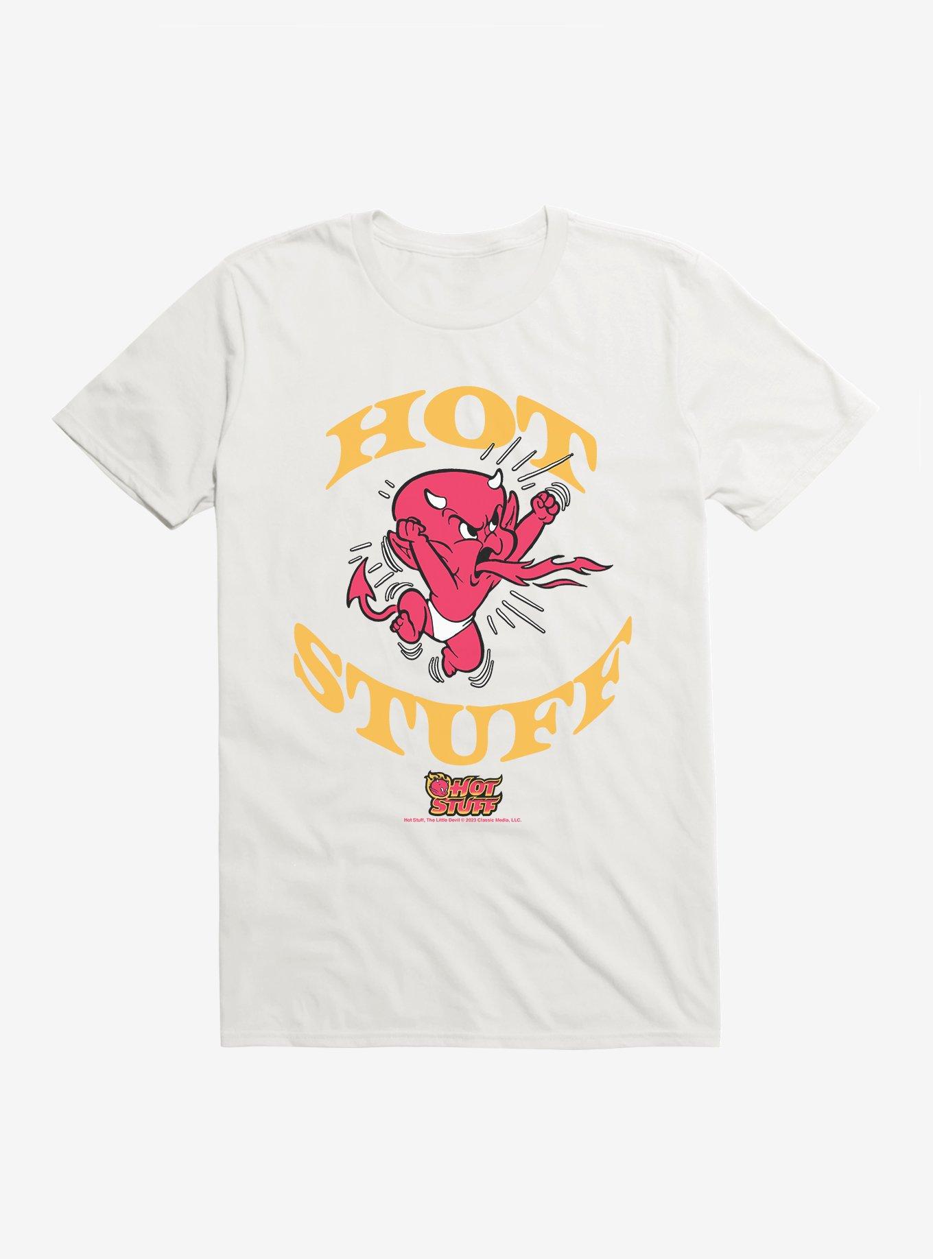 Hot Stuff The Little Devil Spitting Out Fire T-Shirt, , hi-res