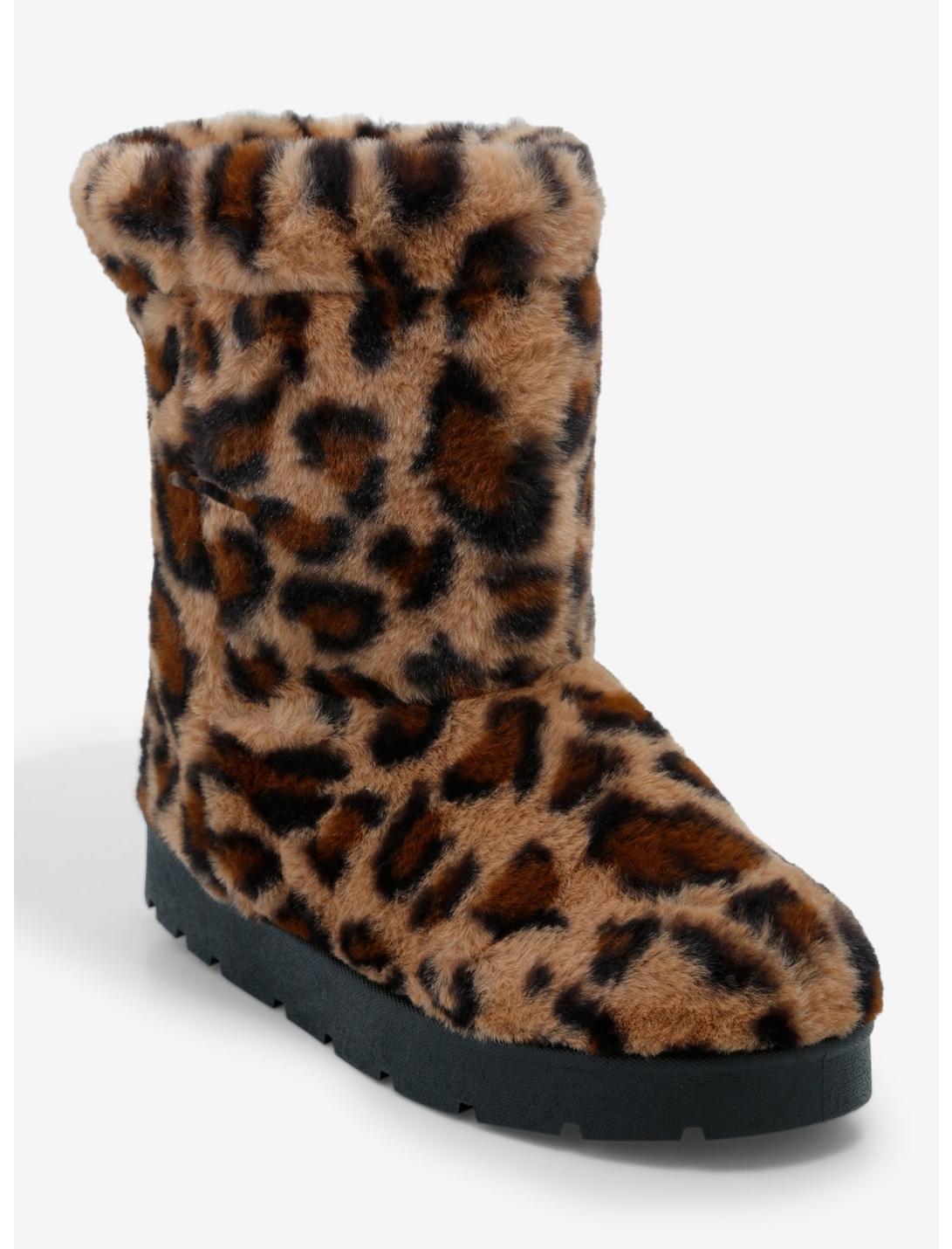 Yoki Holland Cheetah Fuzzy Boots, MULTI, hi-res