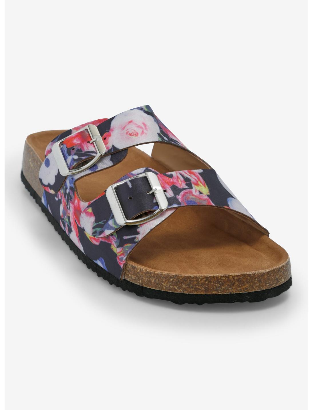 Yoki Floral Buckle Sandals, MULTI, hi-res
