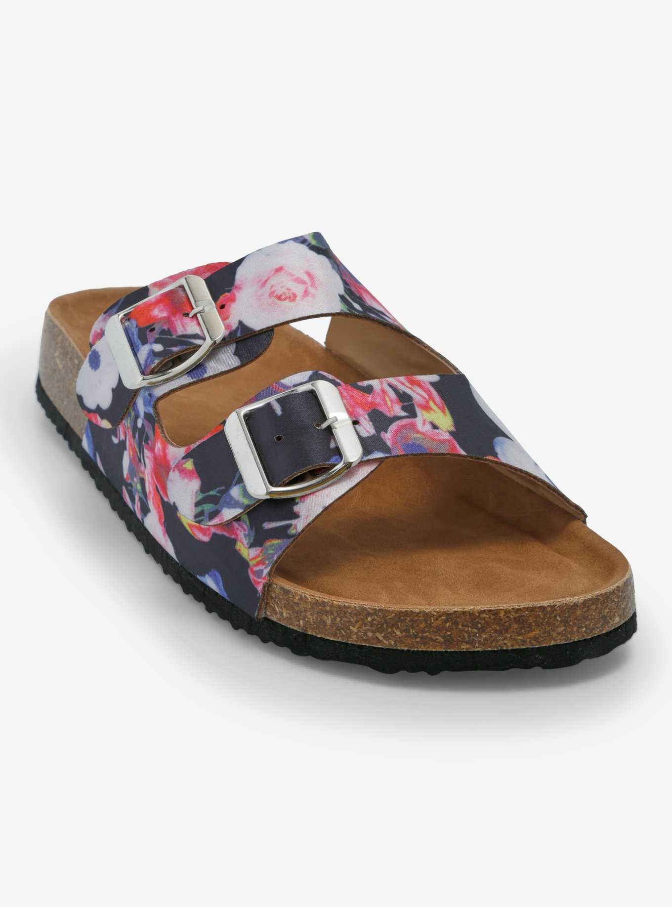 Yoki Floral Buckle Sandals, , hi-res
