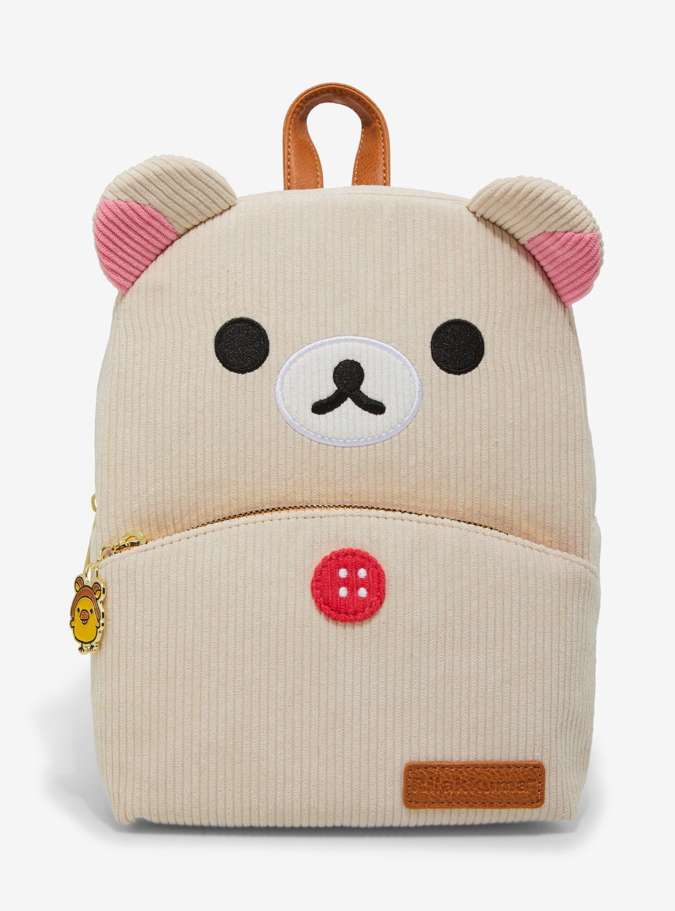 Rilakkuma Korilakkuma Corduroy Mini Backpack