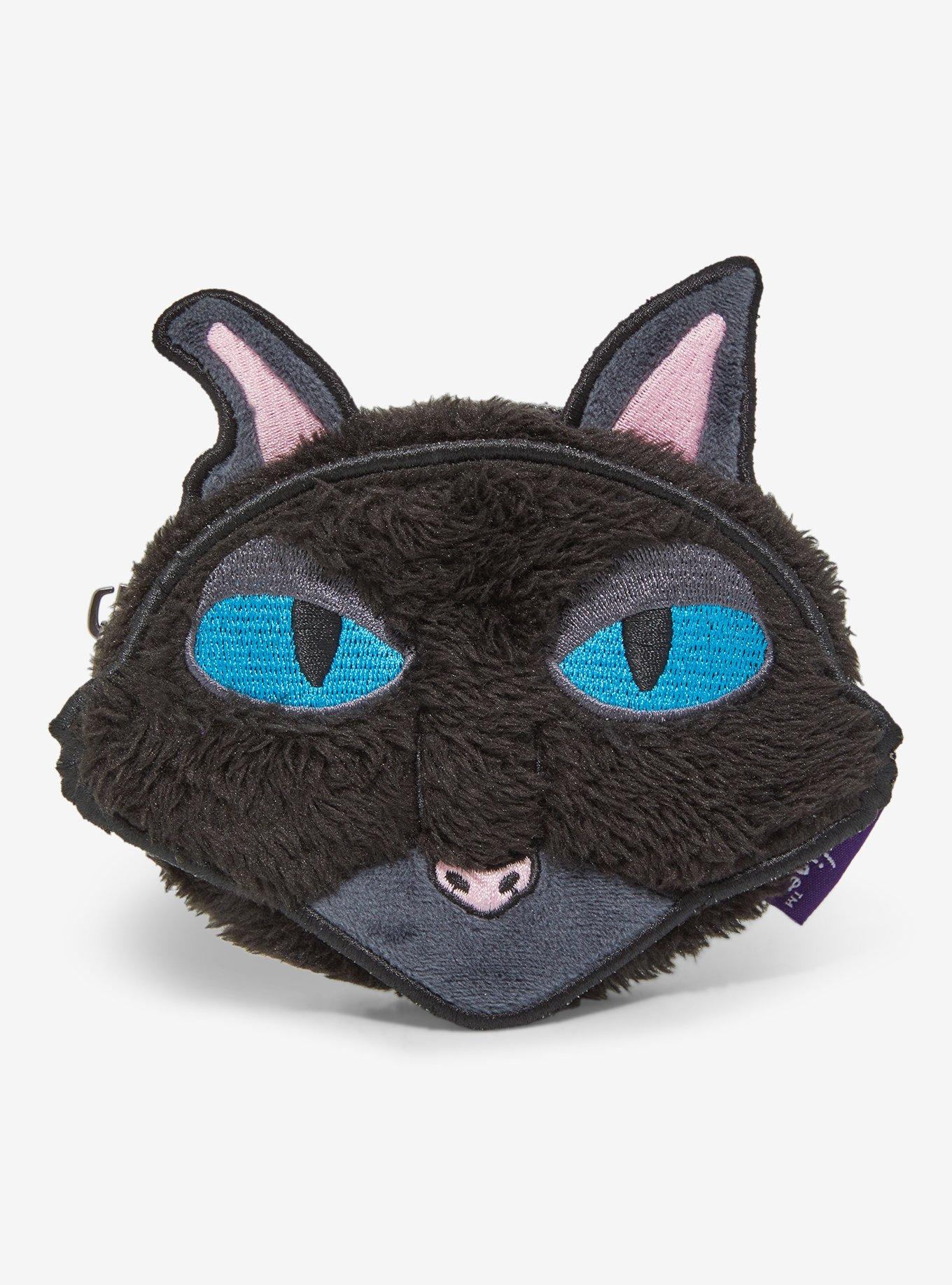 Loungefly Coraline Black Cat Plush Coin Purse, , hi-res