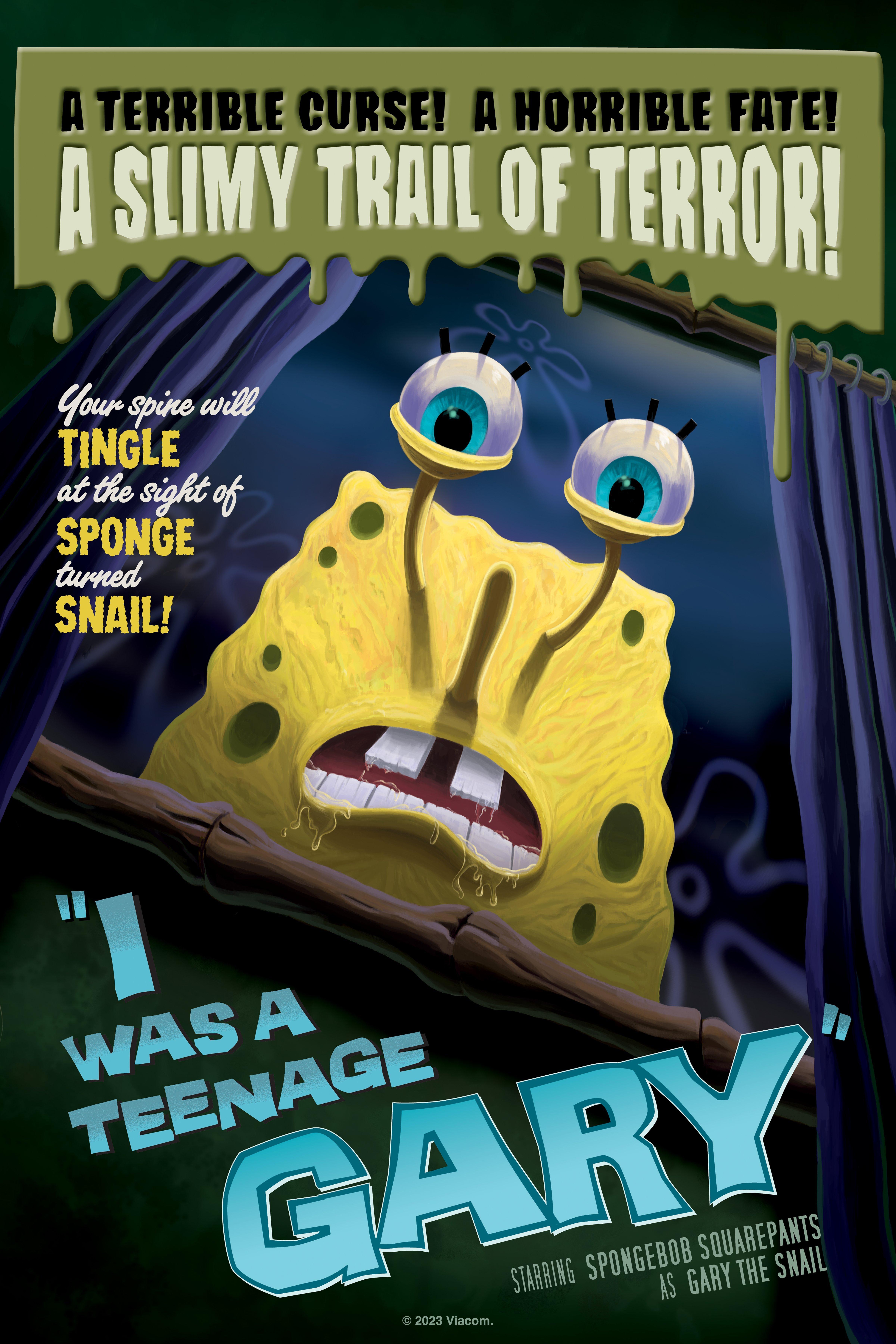 SpongeBob SquarePants I Was A Teenage Gary Poster