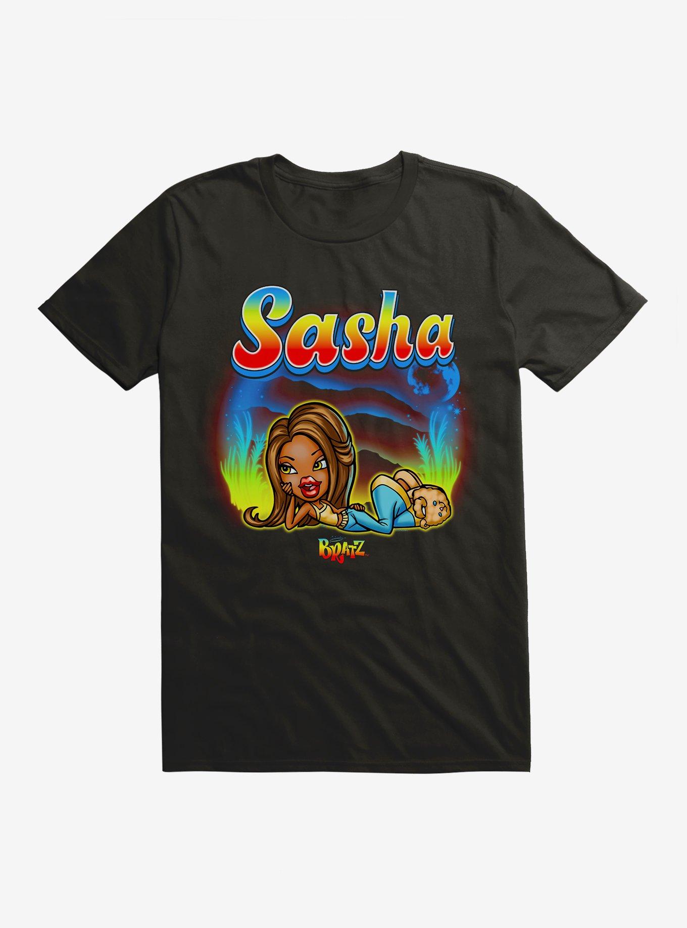 Bratz Sasha Chillin' T-Shirt, BLACK, hi-res