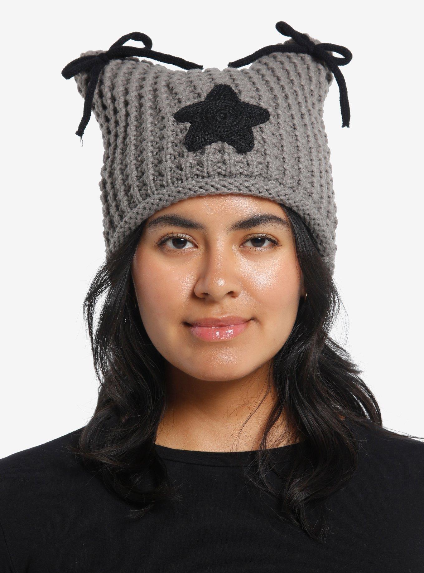 ハット Star Ear Horn Knit Fancy Hat Cap Star Ear Horn Knit Fancy Hat Cap – ARCANA ARCHIVE