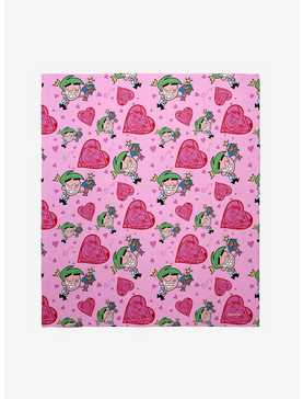 Fairly Oddparents Hearts Throw Blanket, , hi-res