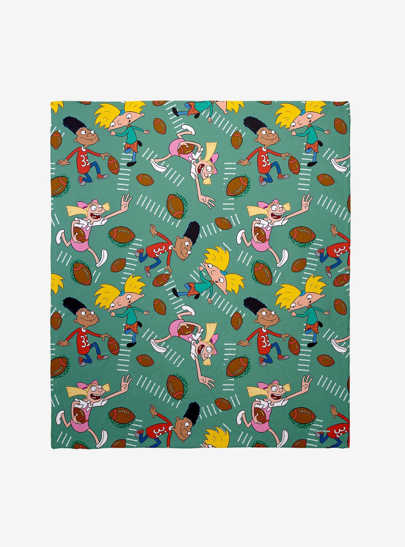 Hey Arnold Touchdown Throw Blanket, , hi-res