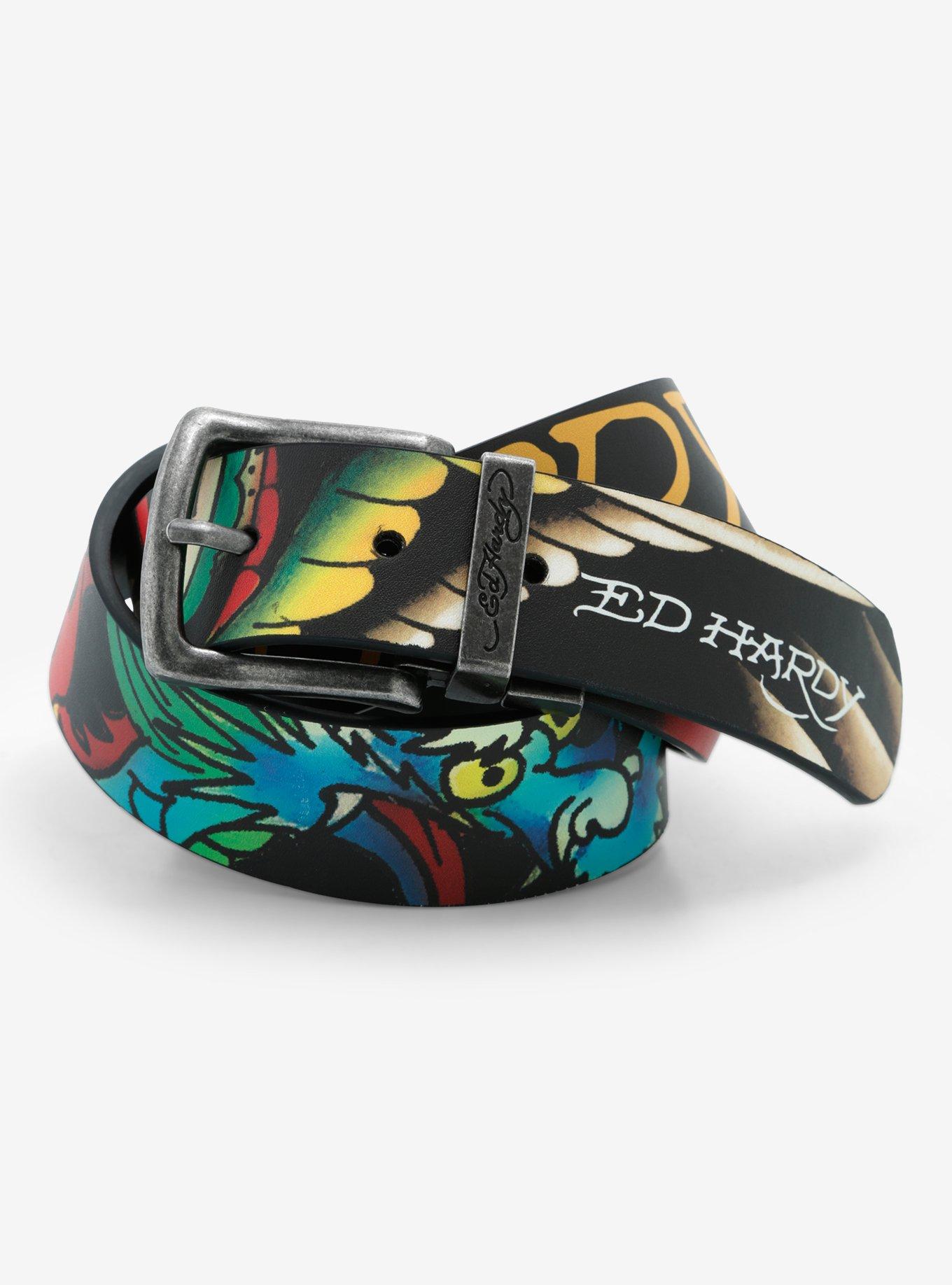 Ed Hardy Tiger & Dragon Belt, , hi-res