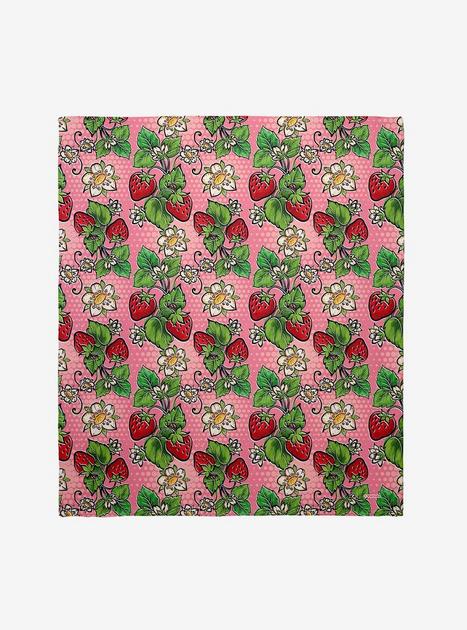Strawberry Patch- Strawberry Pattern Wrapping Paper by Touch of