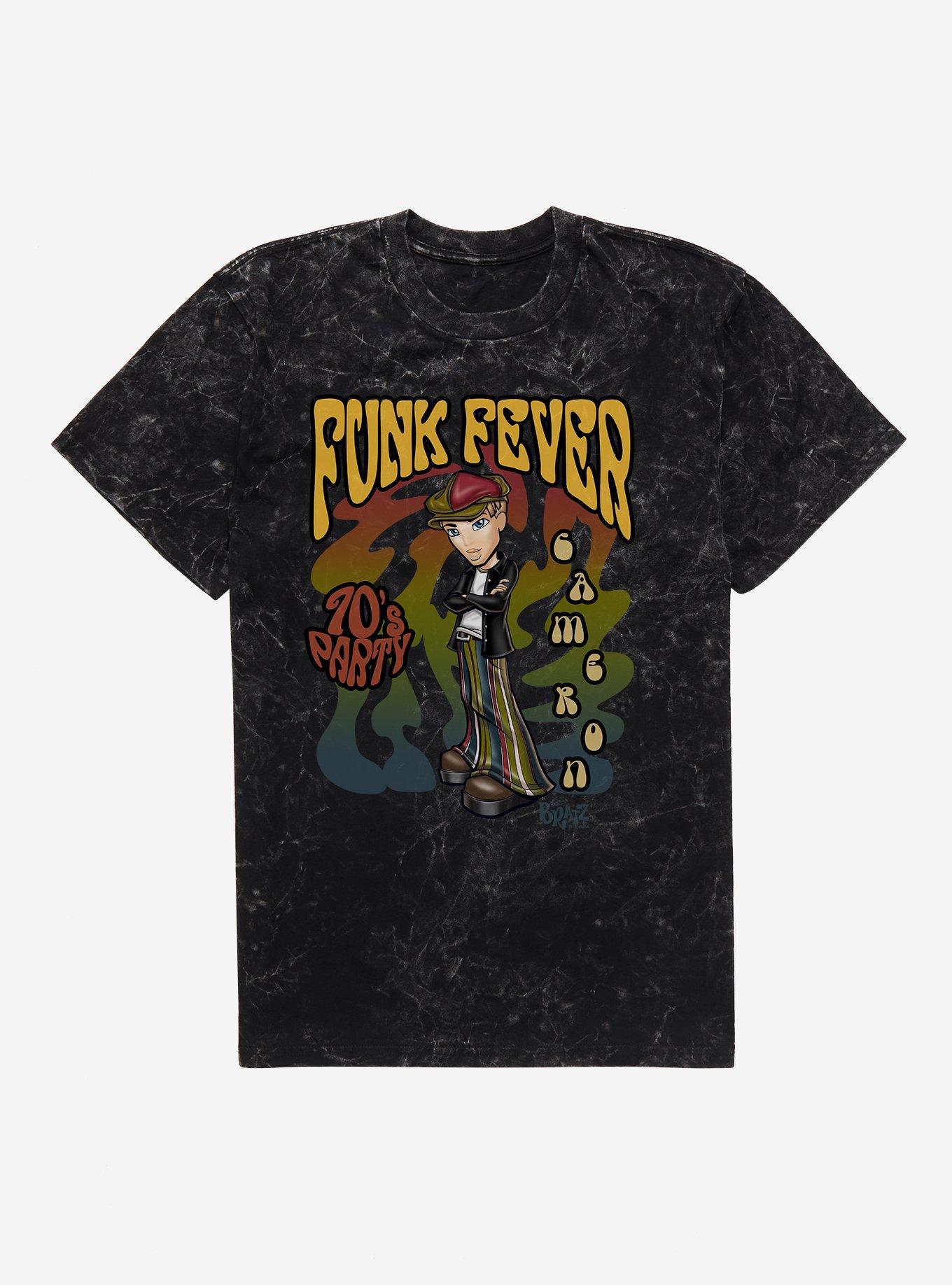 Bratz Funk Fever Cameron Mineral Wash T-Shirt, BLACK MINERAL WASH, hi-res