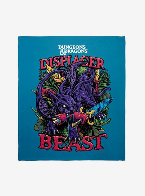 Dungeons & Dragons Displacer Beast Throw Blanket - WHITE | BoxLunch