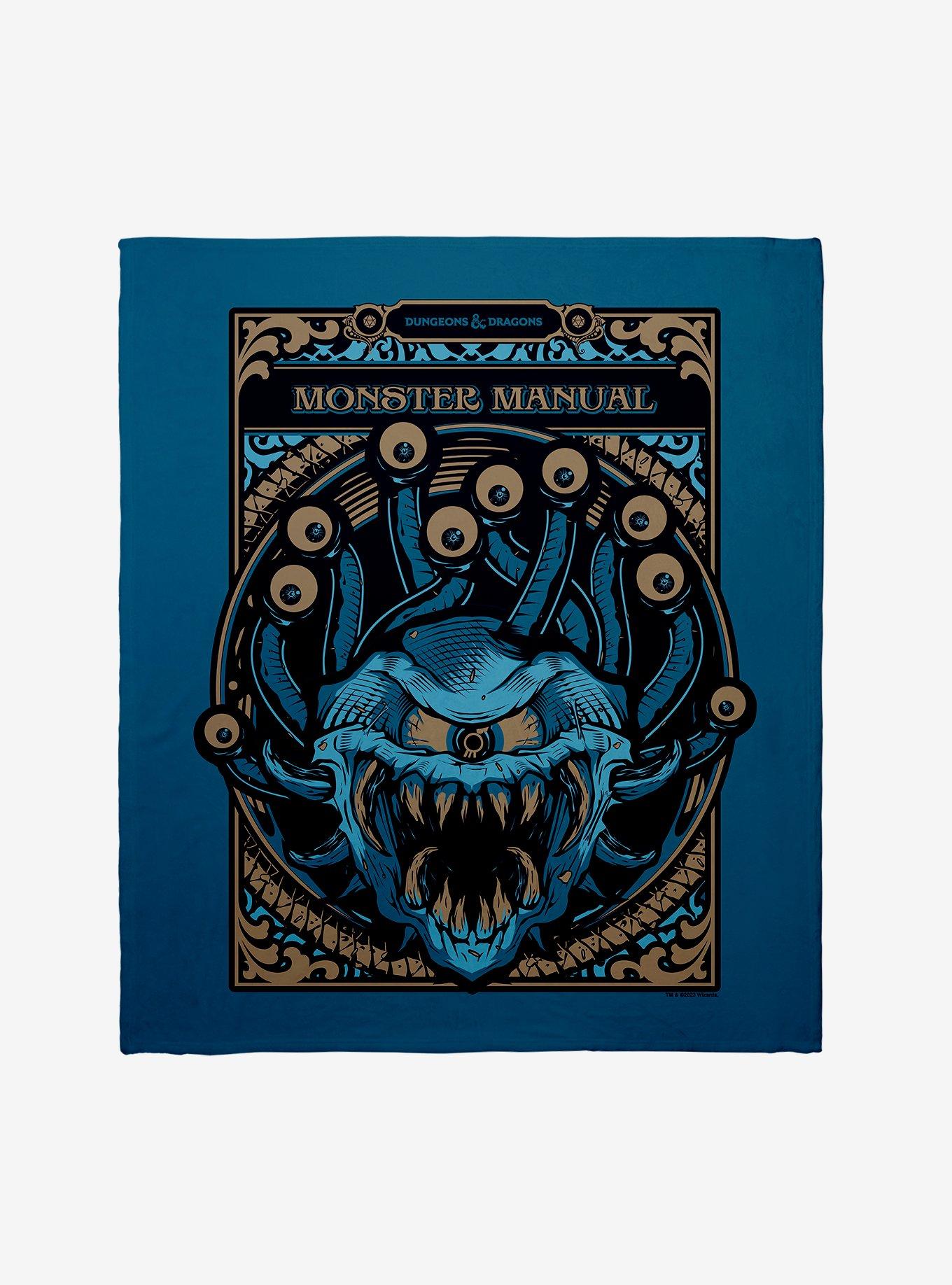 Dungeons & Dragons Mosnter Manual Throw Blanket, , hi-res